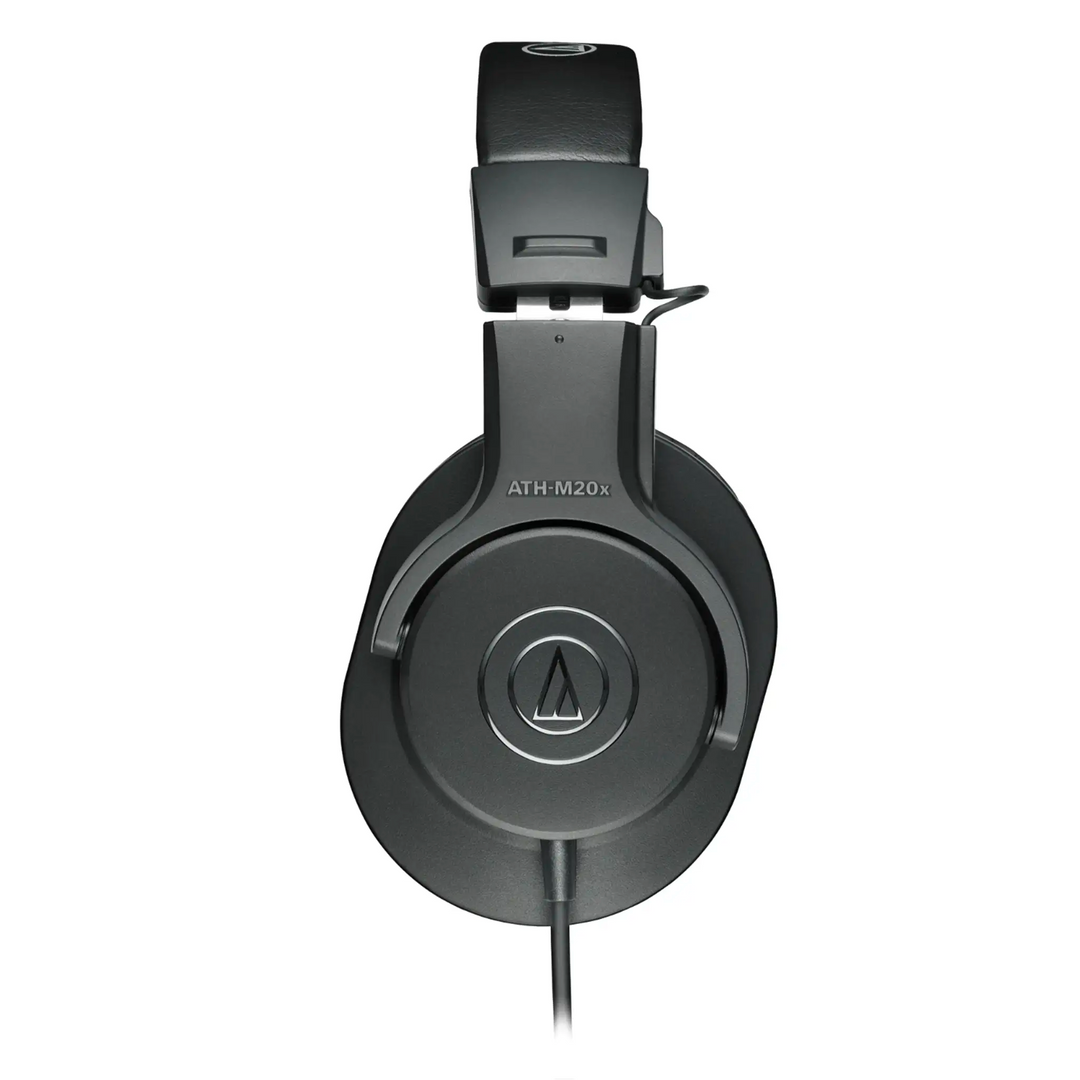 Audio-Technica ATH-M20x black headphone profile whitebox