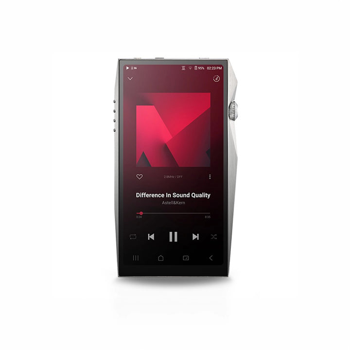 Astell&amp;Kern SP4000T digital audio player silver front whitebox