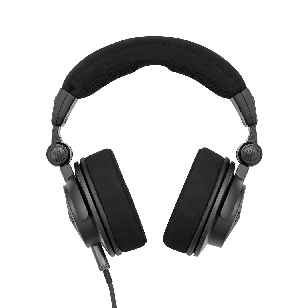 Astell&amp;Kern x Ultrasone Virtuoso headphone front facing view whitebox