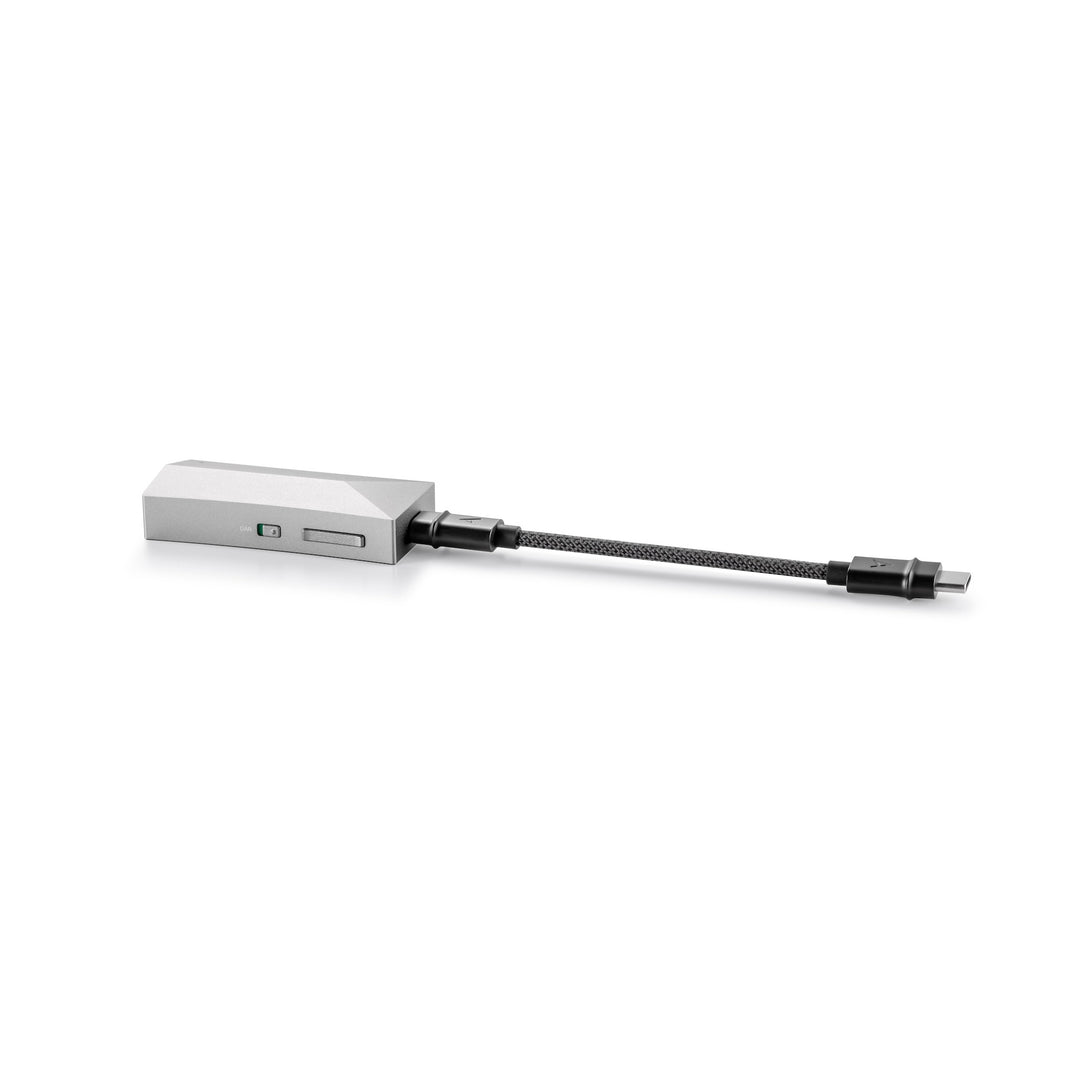 Astell&amp;Kern HC4 profile with attached cable over white background