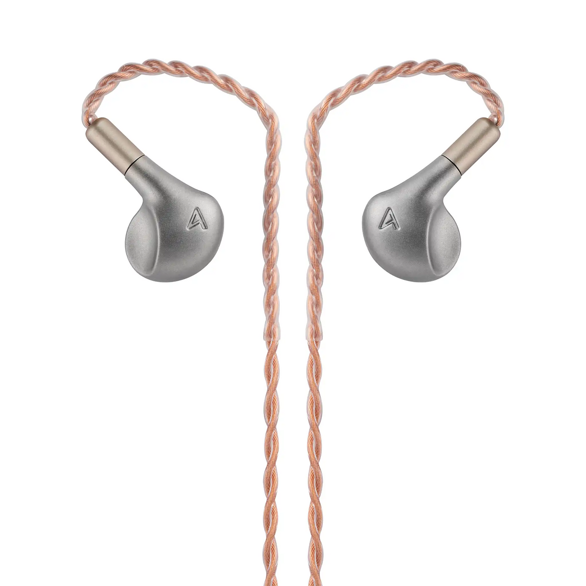 Astell&Kern LUNA IEMs floating front mirrored with cable attached whitebox