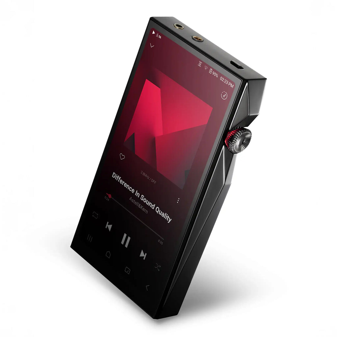 Astell&amp;Kern SP4000 DAP black front rotated right 180 degrees whitebox