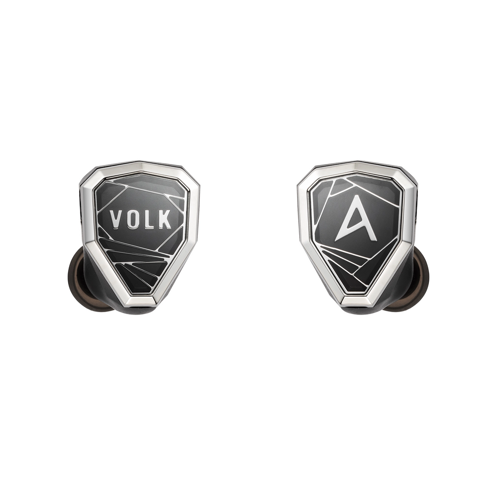 AstellnKern VOLK Audio Stella IEMs front center whitebox