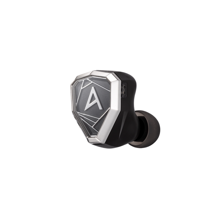 AstellnKern VOLK Audio Stella IEM with A logo front right 3 quarter angle whitebox