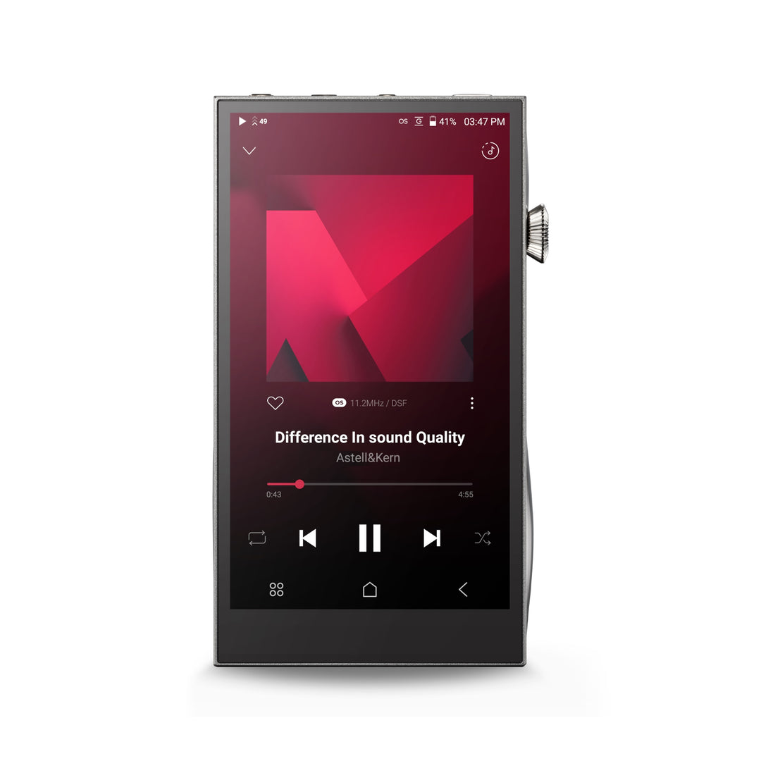 Astell&amp;Kern SE300 silver front over white background
