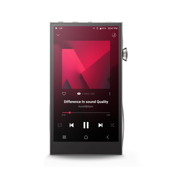 Astell&amp;Kern SE300 silver front over white background