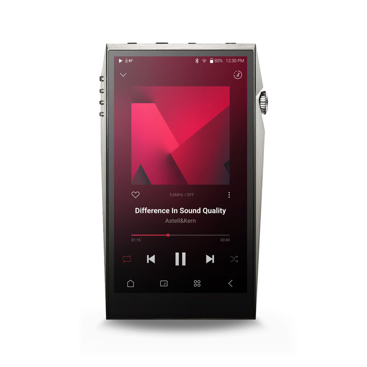 Astell&amp;Kern SP3000T front silver eye level over white background