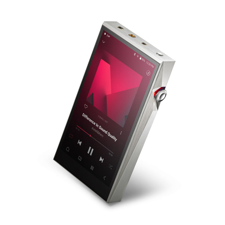 Astell&amp;Kern SP3000T front quarter rotated over white background