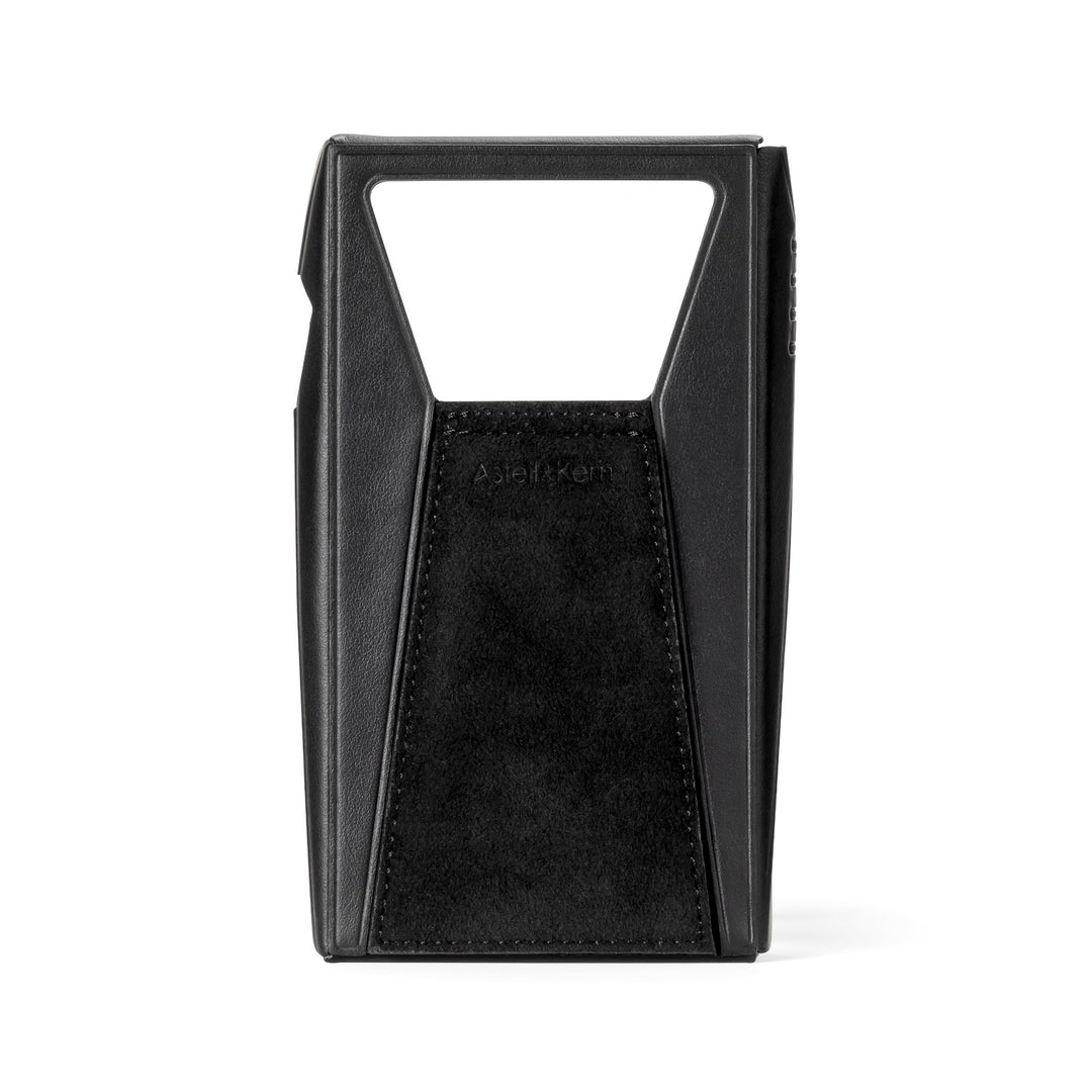 Astell&amp;Kern SP3000T black case rear eye level closeup over white background