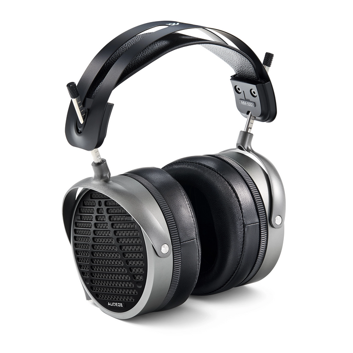 Audeze MM-520 headphones front left 3 quarter whitebox