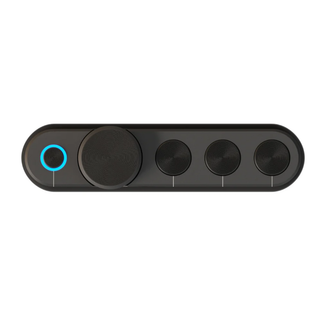 Audma Brioso portable amplifier top control knobs eye level center whitebox