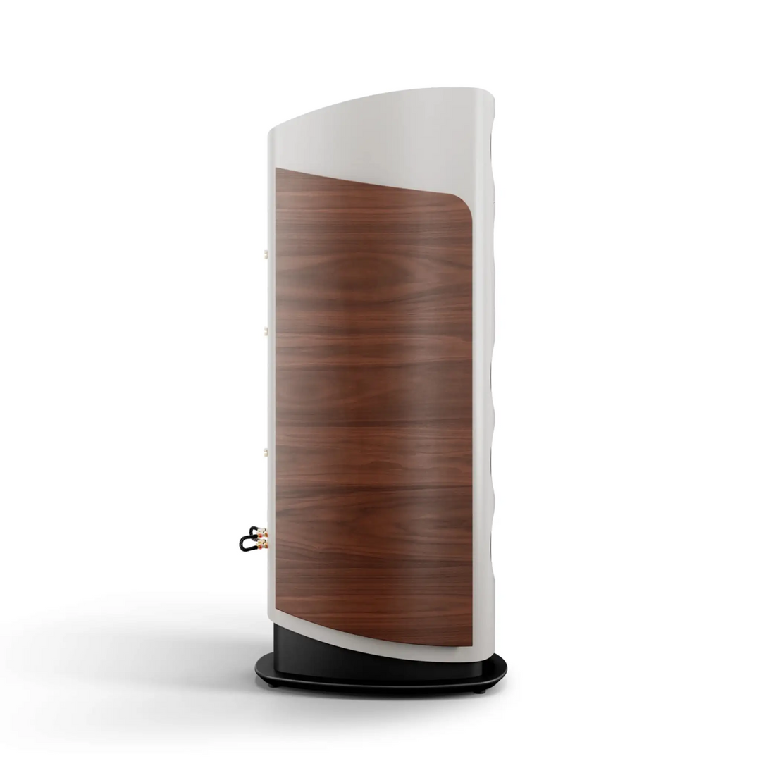 Canton Reference Alpha speaker in grey standing profile view whitebox