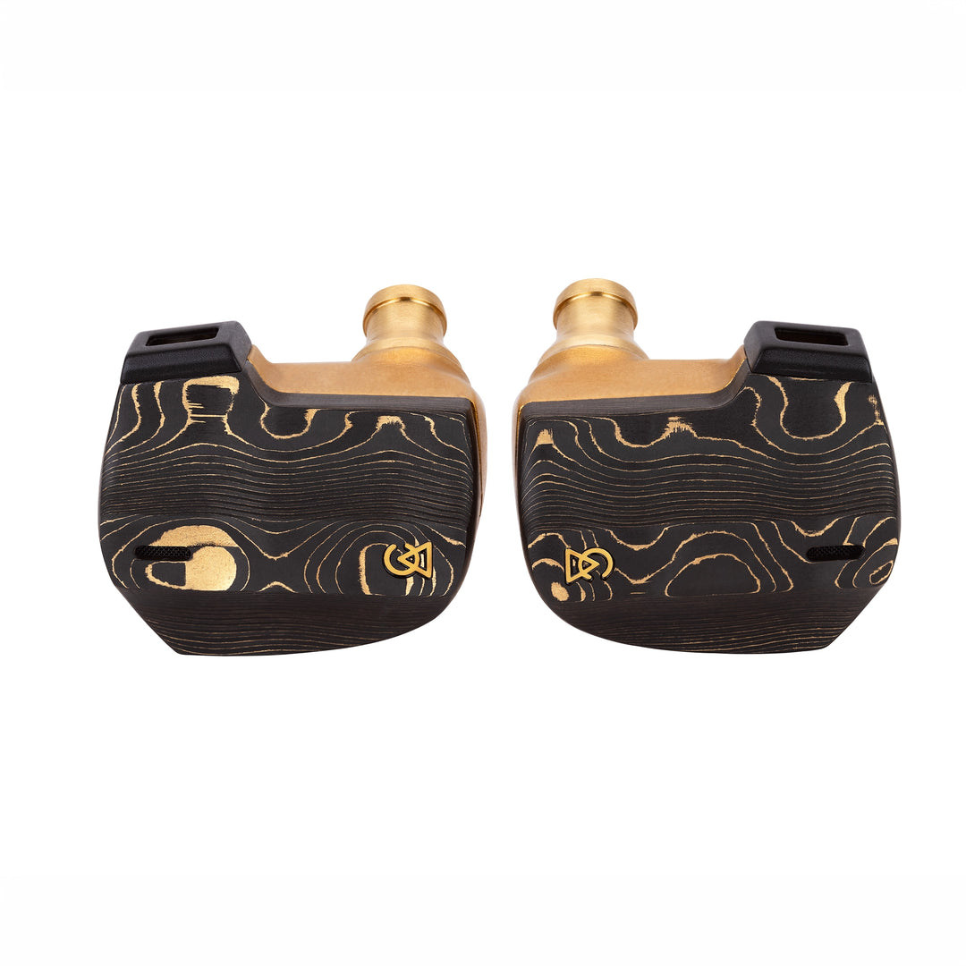 Campfire Audio Chimera gold front center whitebox