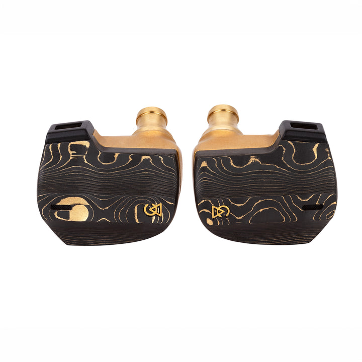 Campfire Audio Chimera gold front center whitebox