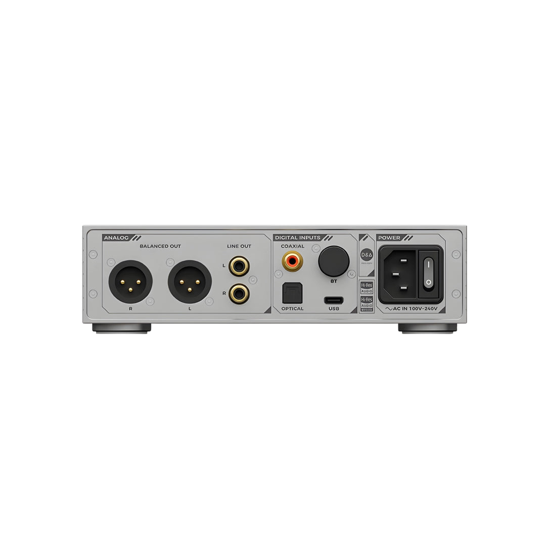 D&amp;A Alpha DAC and amp rear center eye level whitebox