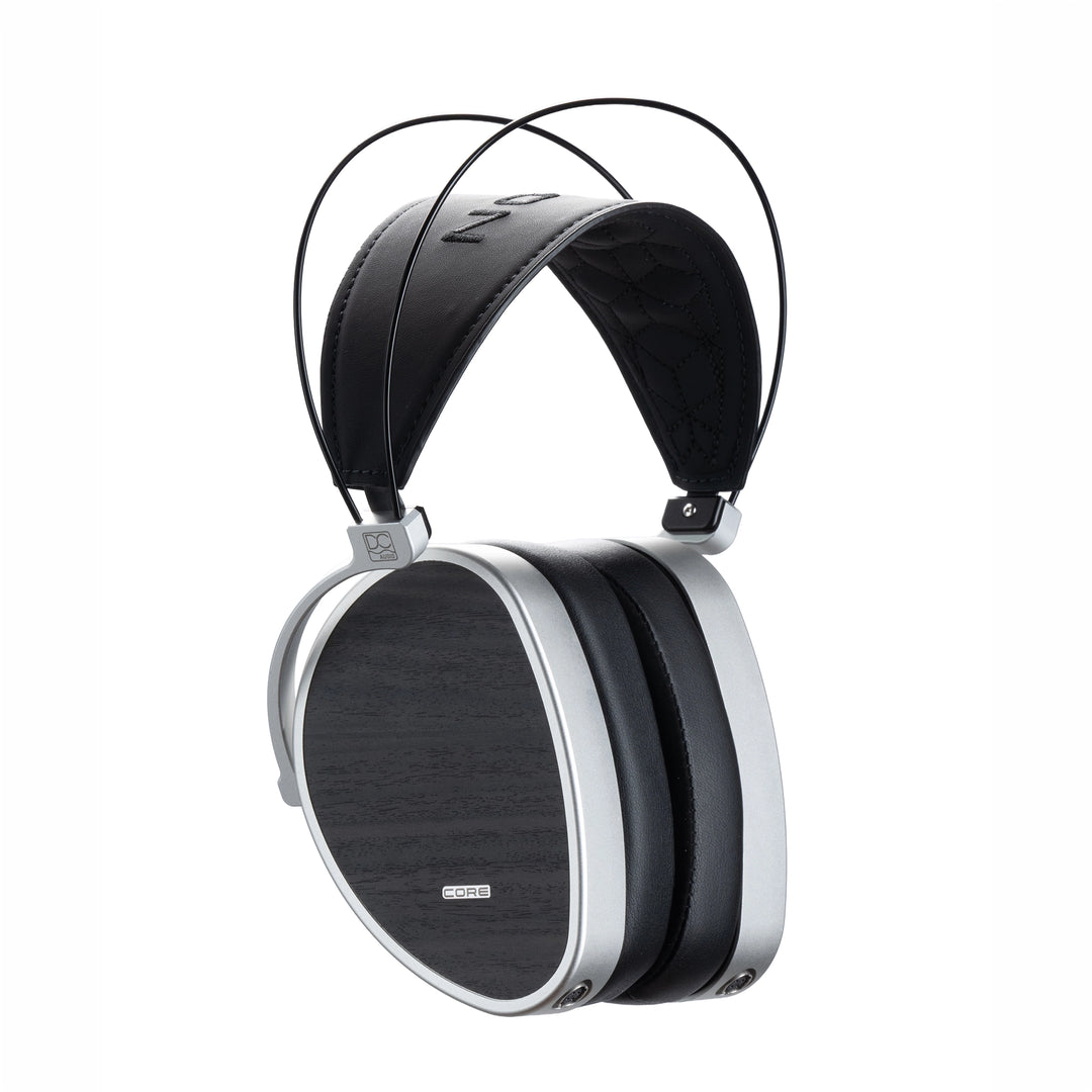 Dan Clark Audio AEON CORE headphone front left 3 quarter whitebox