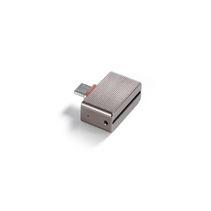 ddHiFi TC44Pro M3 DAC dongle lying rear bottom left corner view whitebox