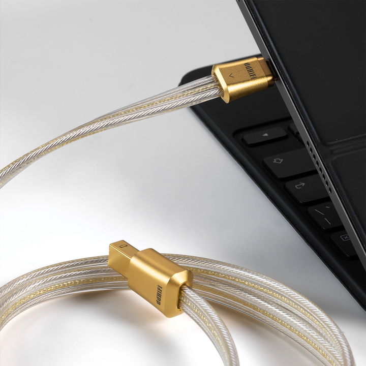 ddHiFi TC19BC Gold Flagship Cable | Pure Silver Digital Signal Cable