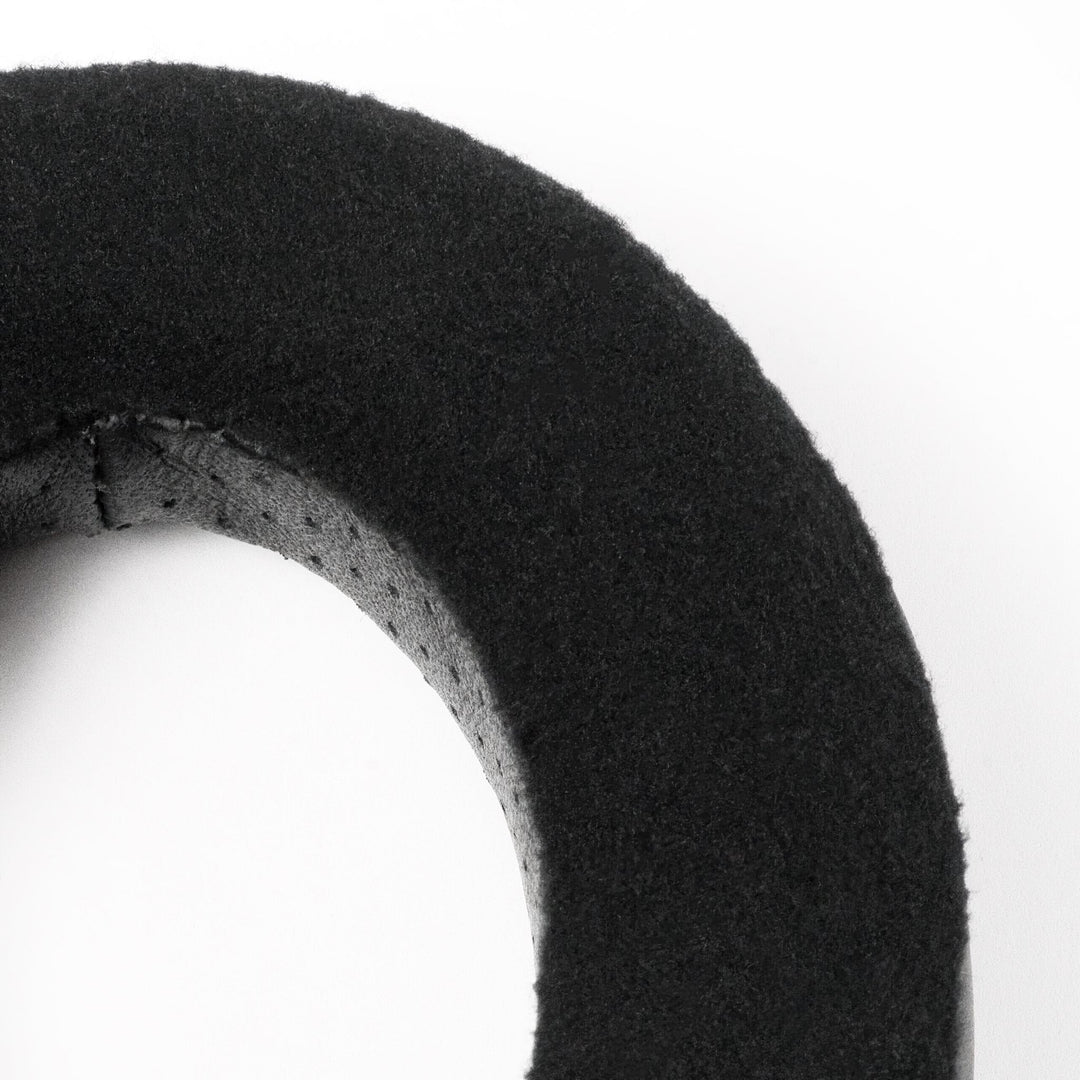 Dekoni Audio 109 Pro single elite hybrid earpad front corner closeup over white background