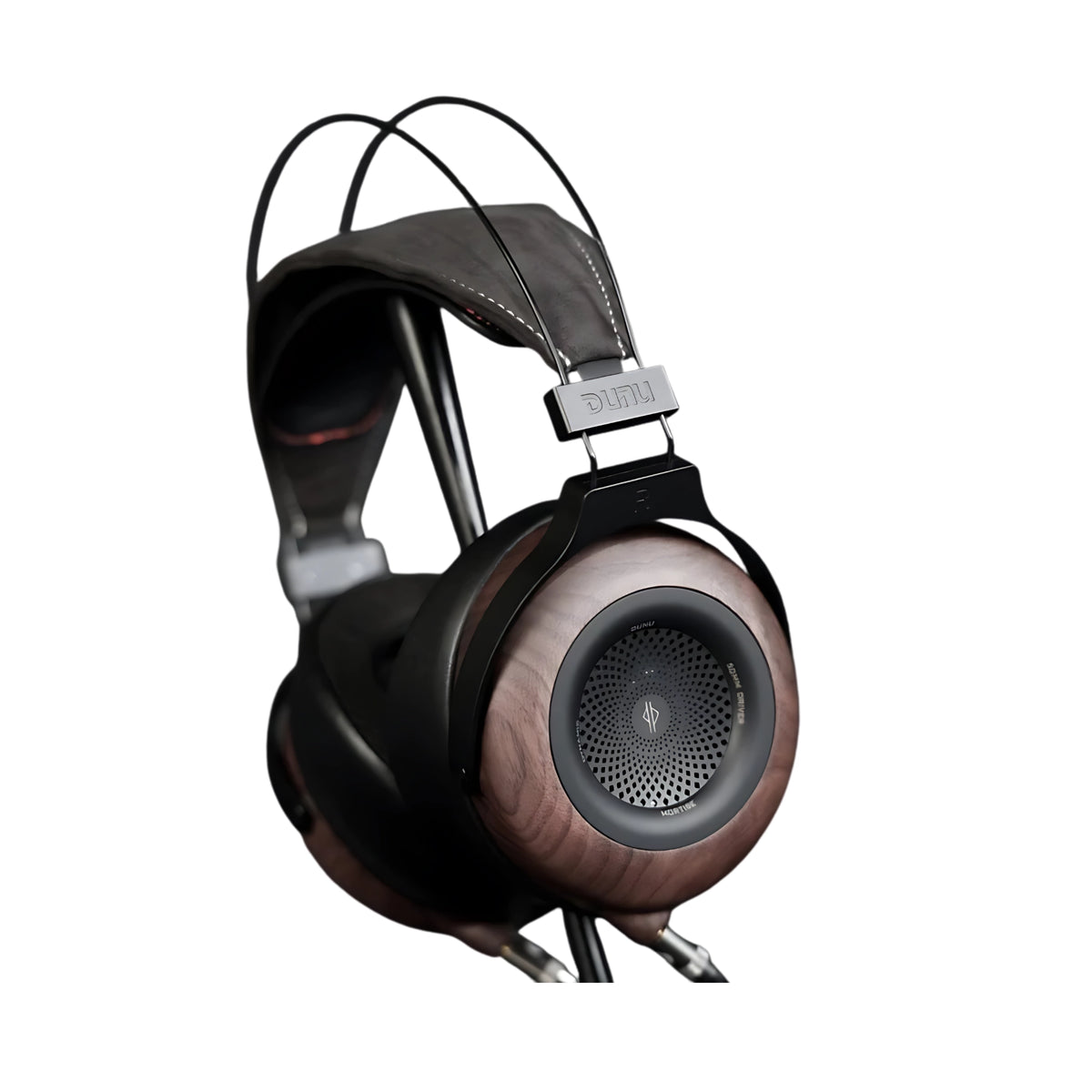 DUNU Mortise headphones right ear cup rear right side 3 quarter whitebox