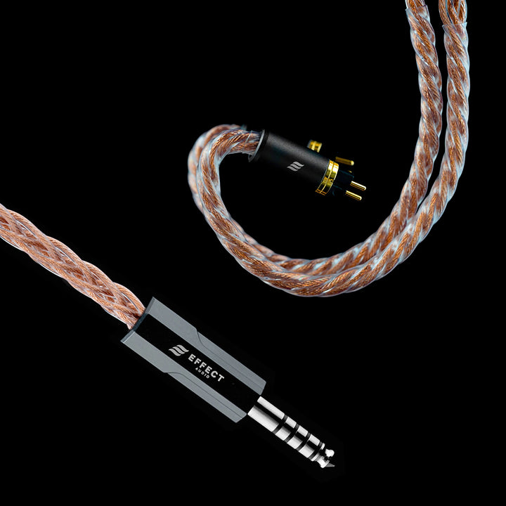 Effect Audio Ares S2 closeup 2-pin and 4.4mm connectors bird&