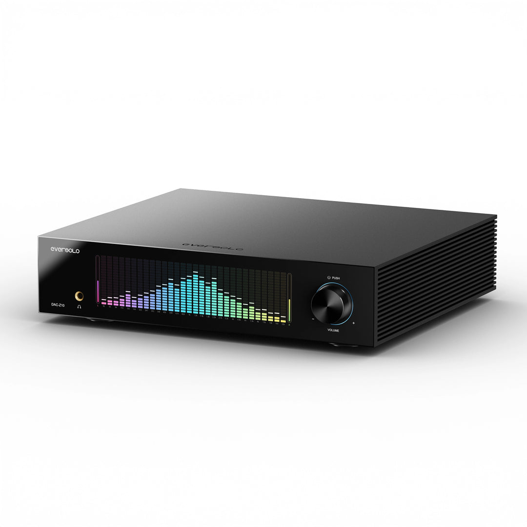 EverSolo DAC-Z10 sitting front right 3 quarter whitebox