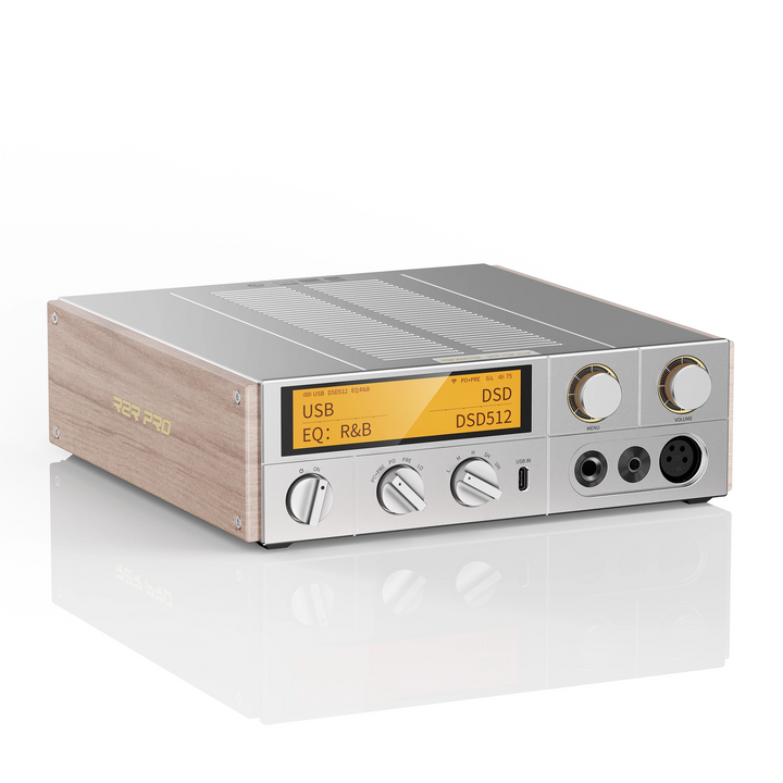 FiiO K17 R2R silver front left 3 quarter whitebox