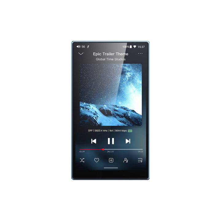 FiiO JM21 DAP blue front center whitebox