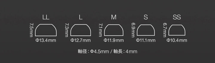 Final Audio FUSION-G | Triple Hybrid Structure Ear Tips