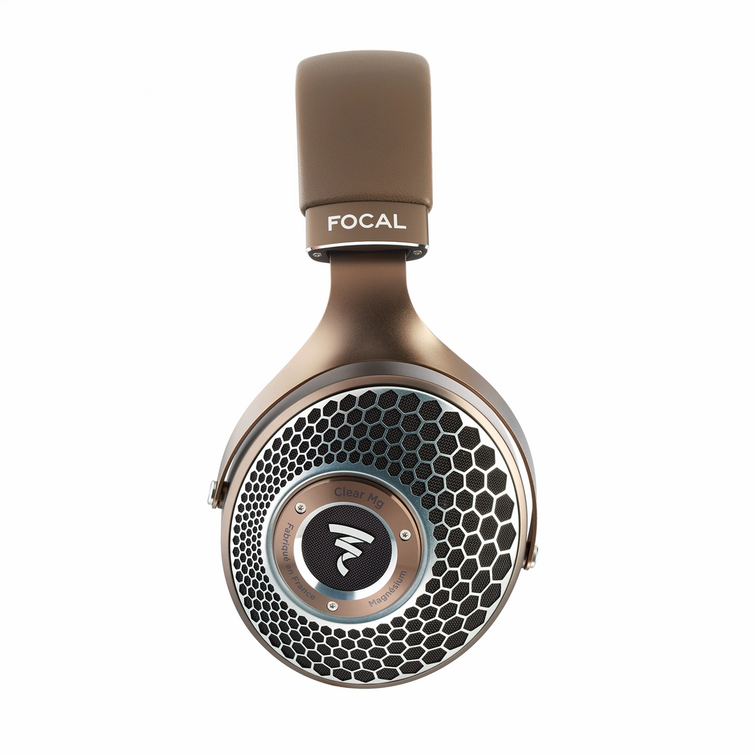 Focal Clear Mg headphone left profile whitebox