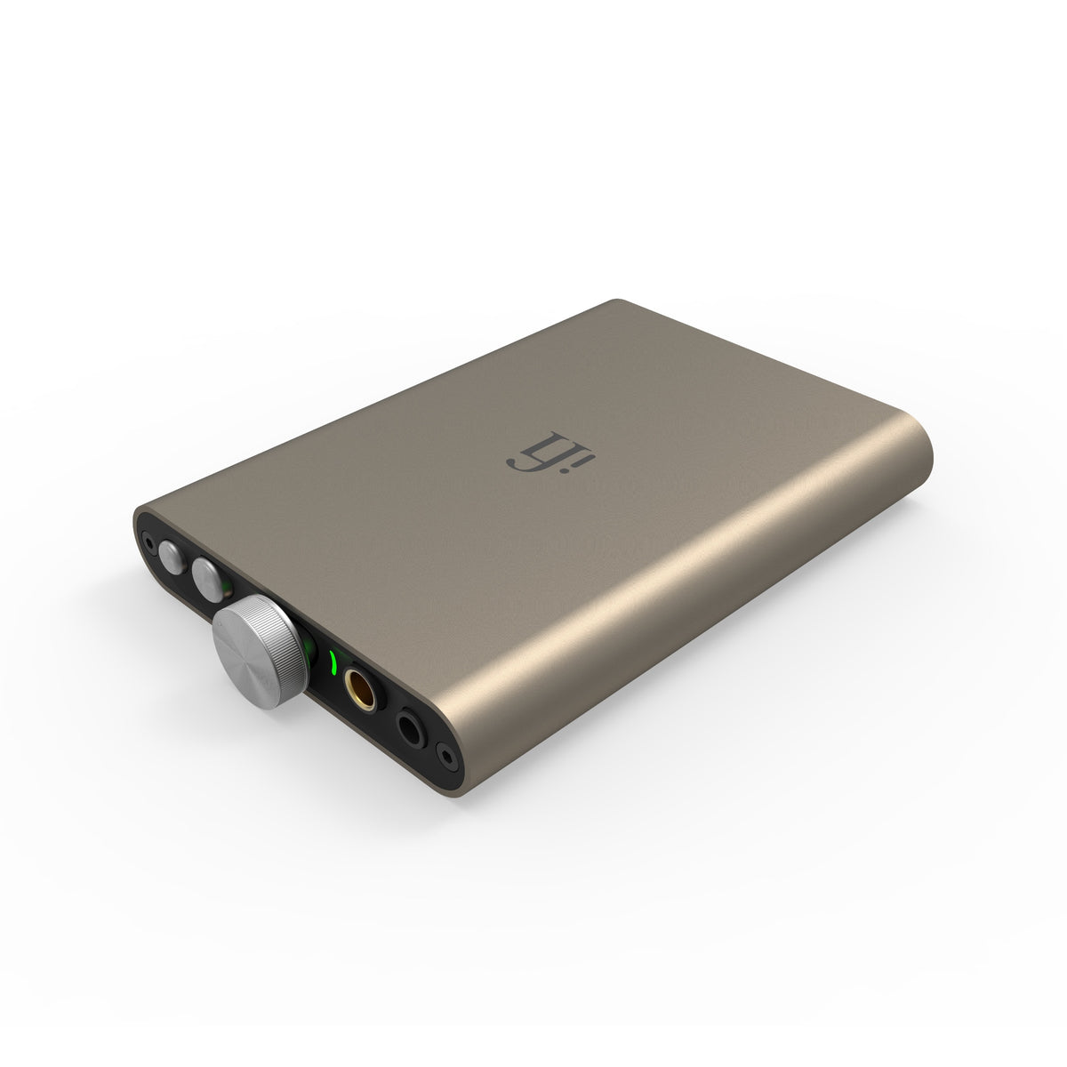 iFi hip-dac 3 3D render front 3 quarter over white background