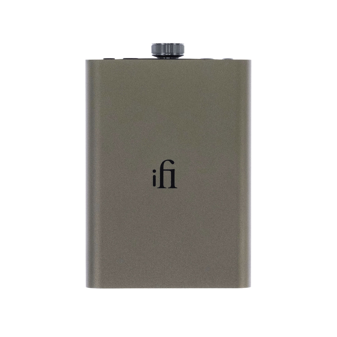 iFi hip-dac 3 top over white background