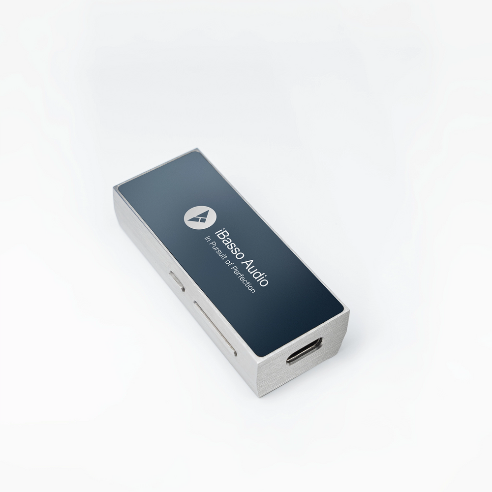 iBasso DC04Ultra lying face down angle from above whitebox