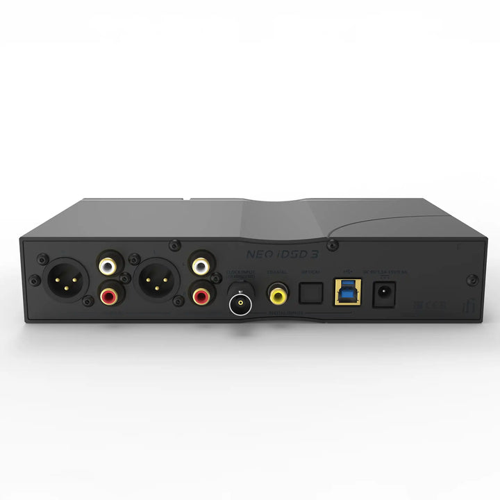 iFi Audio NEO iDSD 3 rear eye level view whitebox