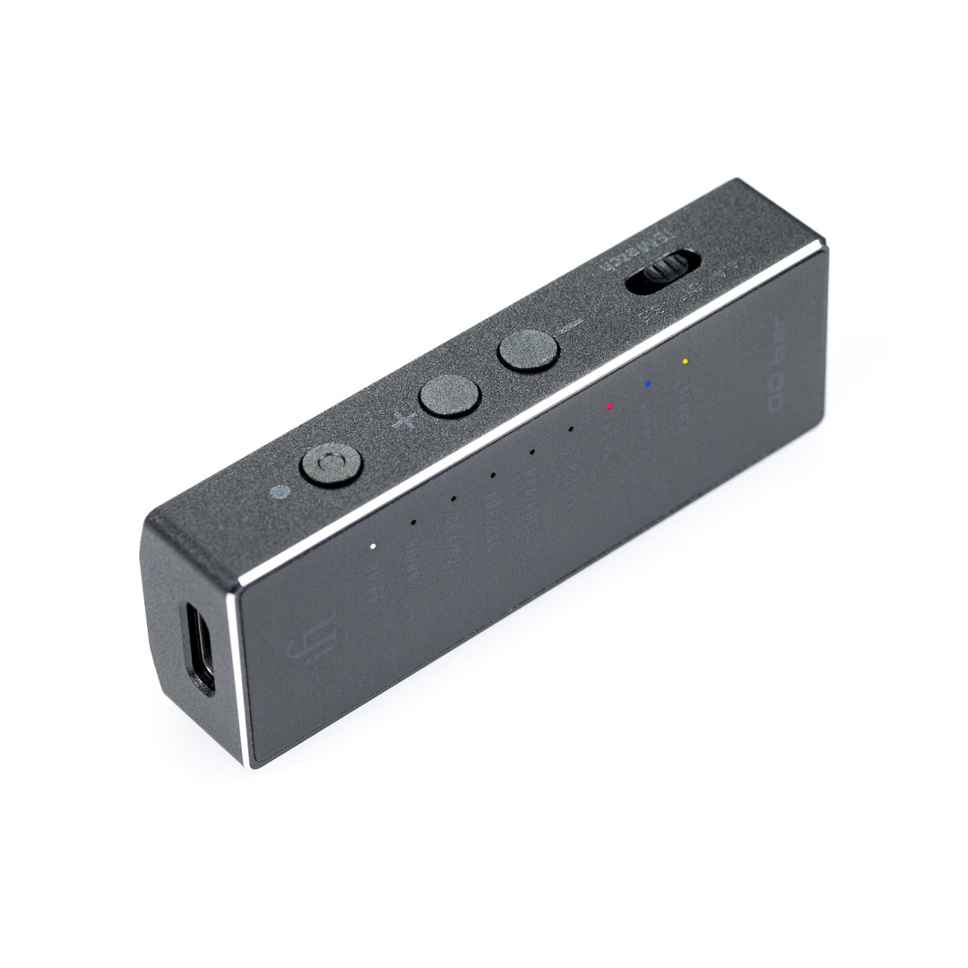 iFi GO bar left rear 3 quarter over white background