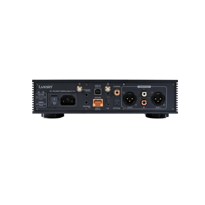 Luxsin X8 DAC and amp rear center whitebox