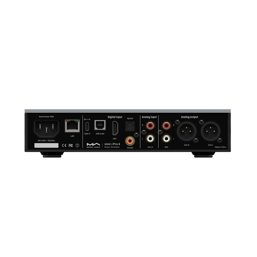 Matrix Audio mini-i PRO 4 eye level rear center whitebox