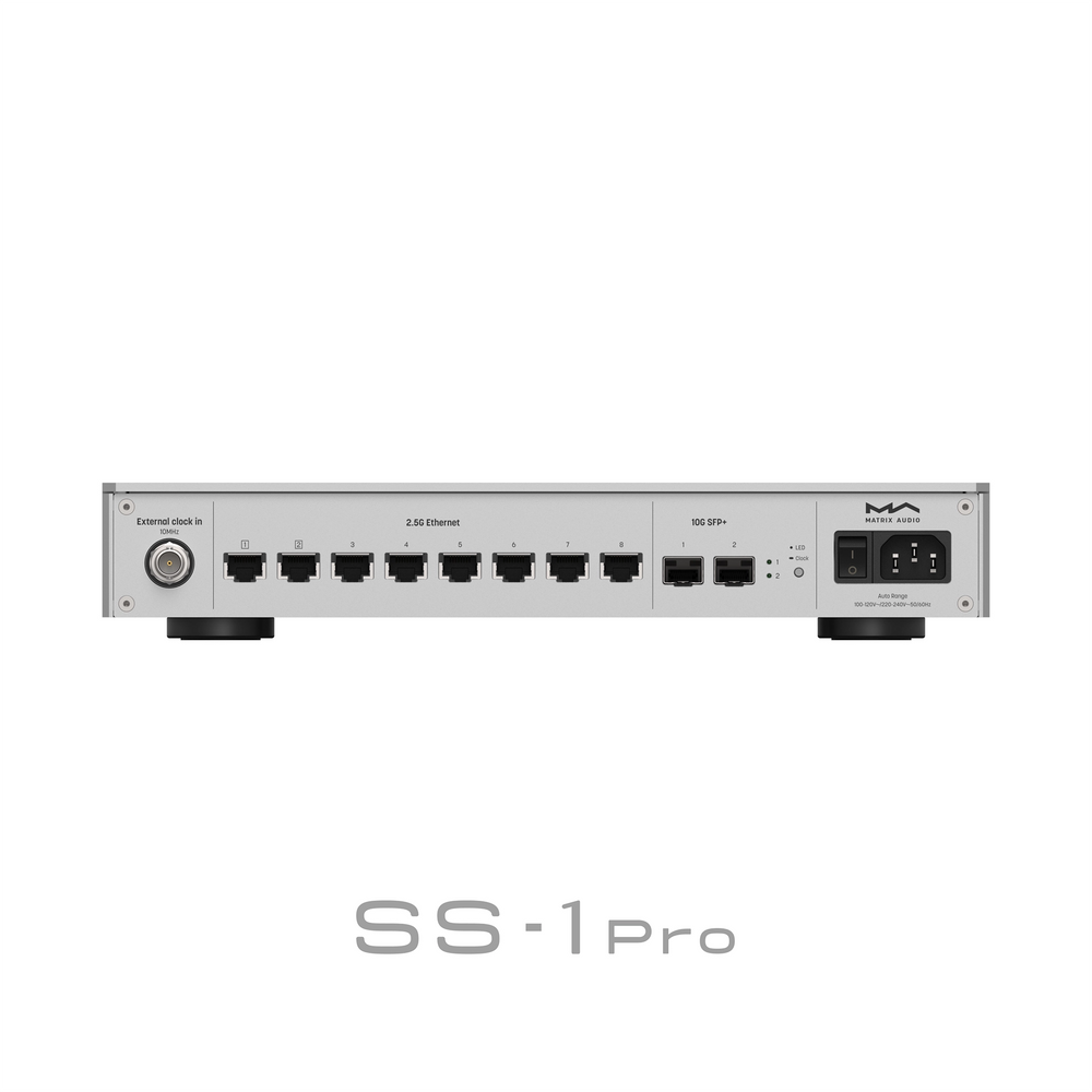 Matrix Audio SS-1 Pro rear eye level whitebox