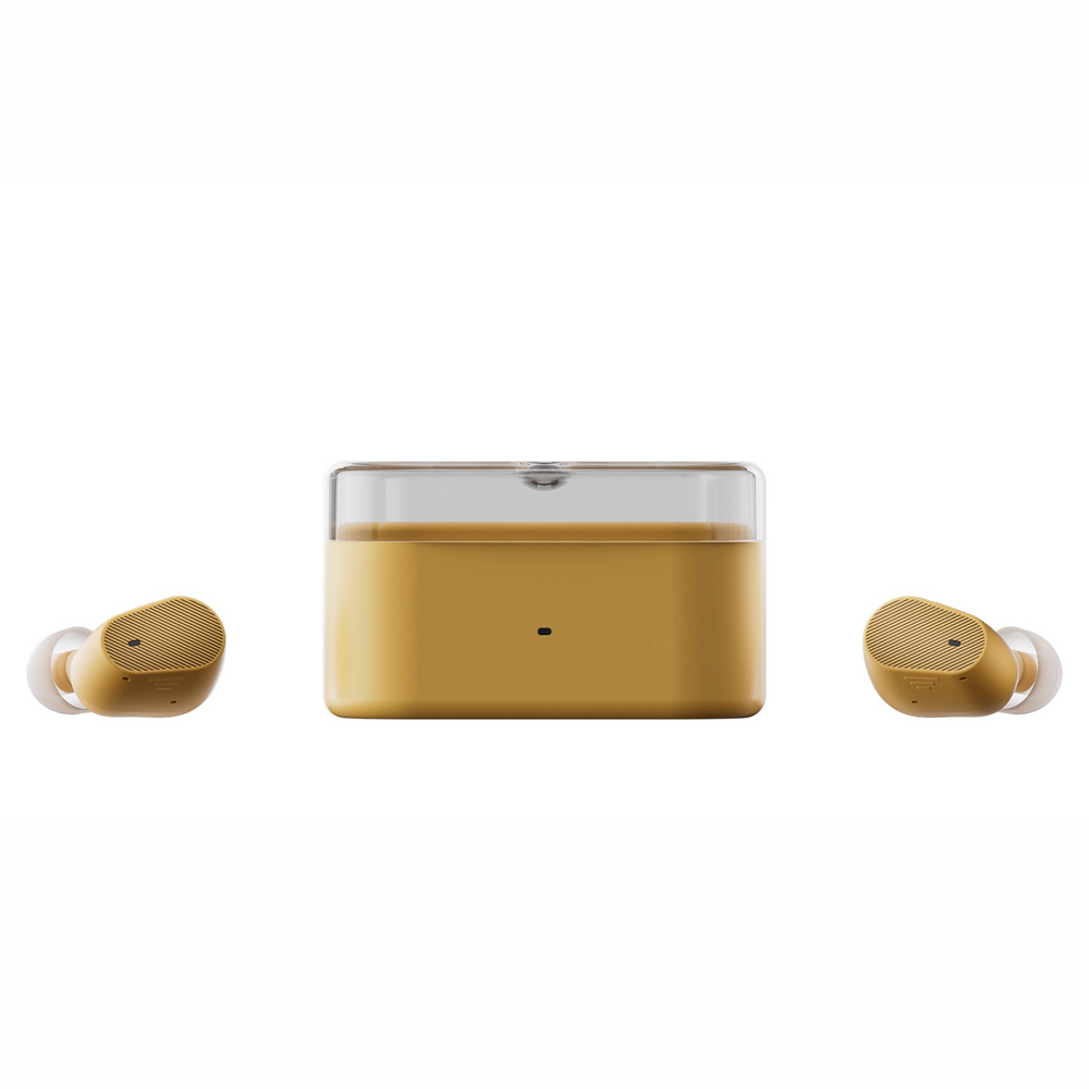 Moondrop Pudding TWS yellow whitebox