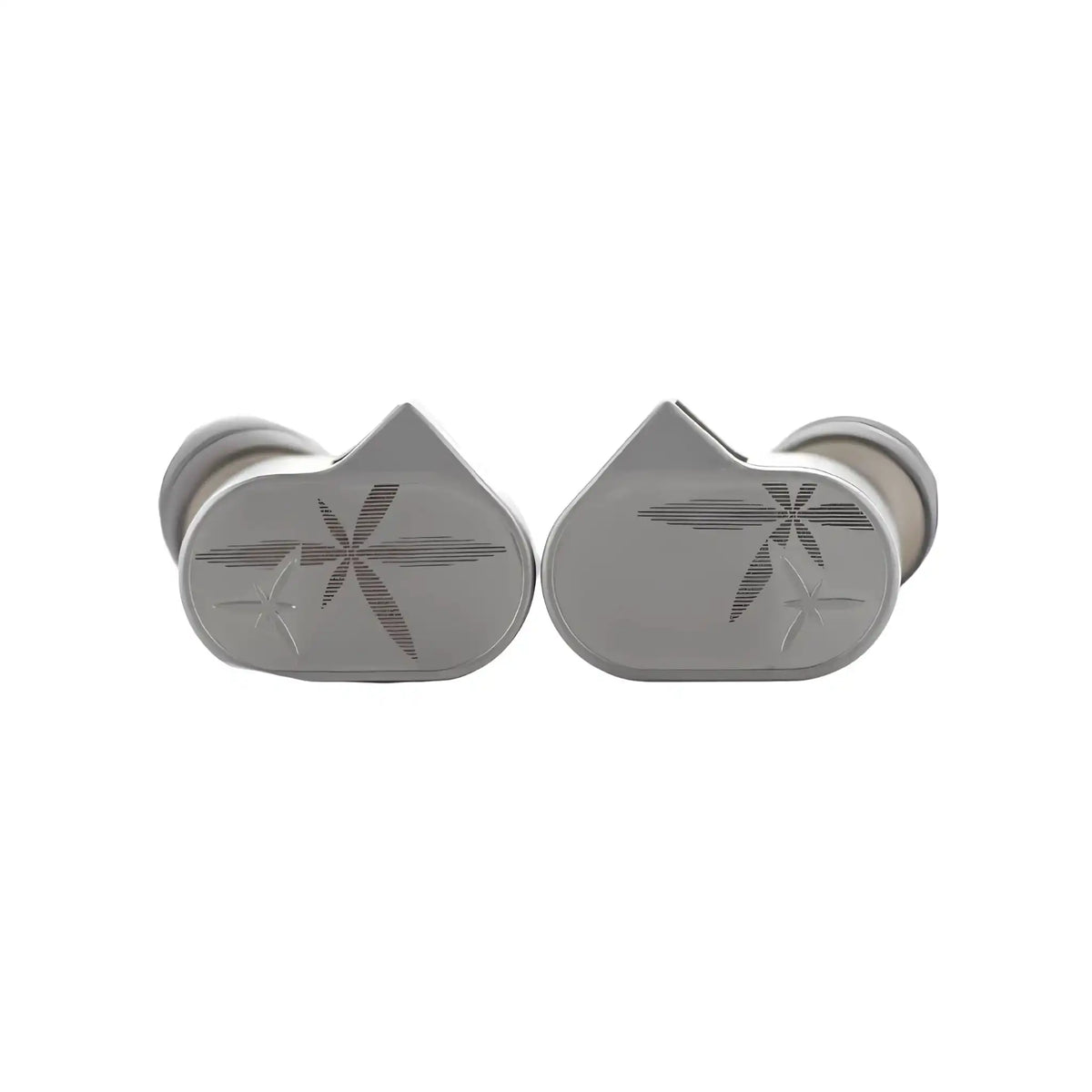 Moondrop Lan 2 IEMs sitting front center whitebox