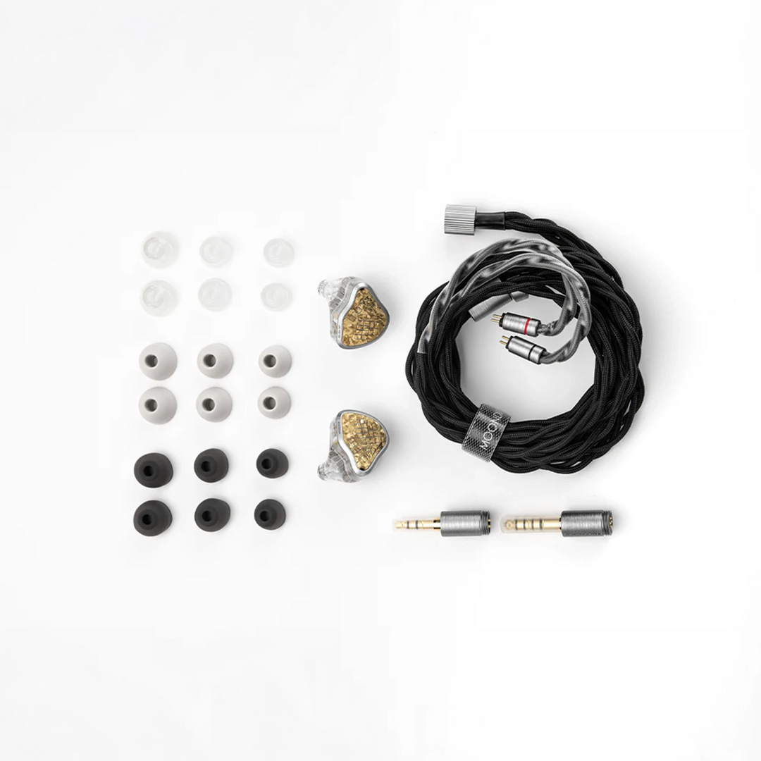 Moondrop Armature Art 24 iems with cable, interchangeable plugs and ear tips whitebox