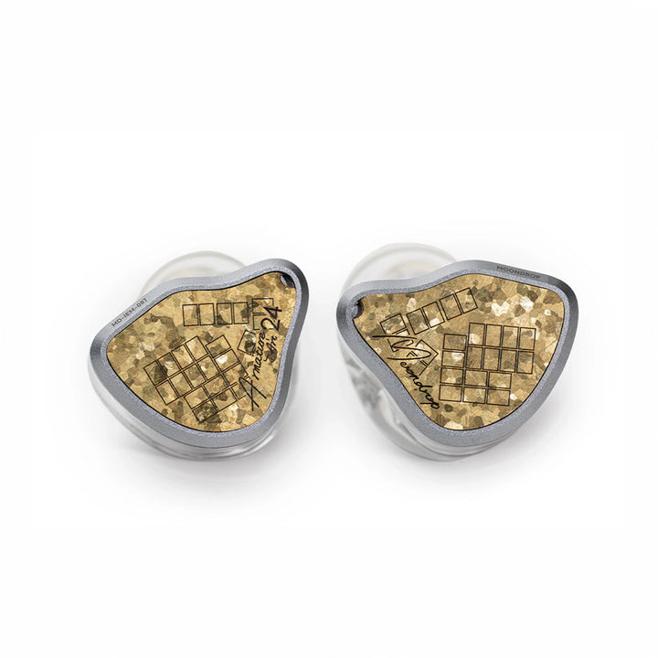 Moondrop Armature Art 24 iems front center closeup whitebox