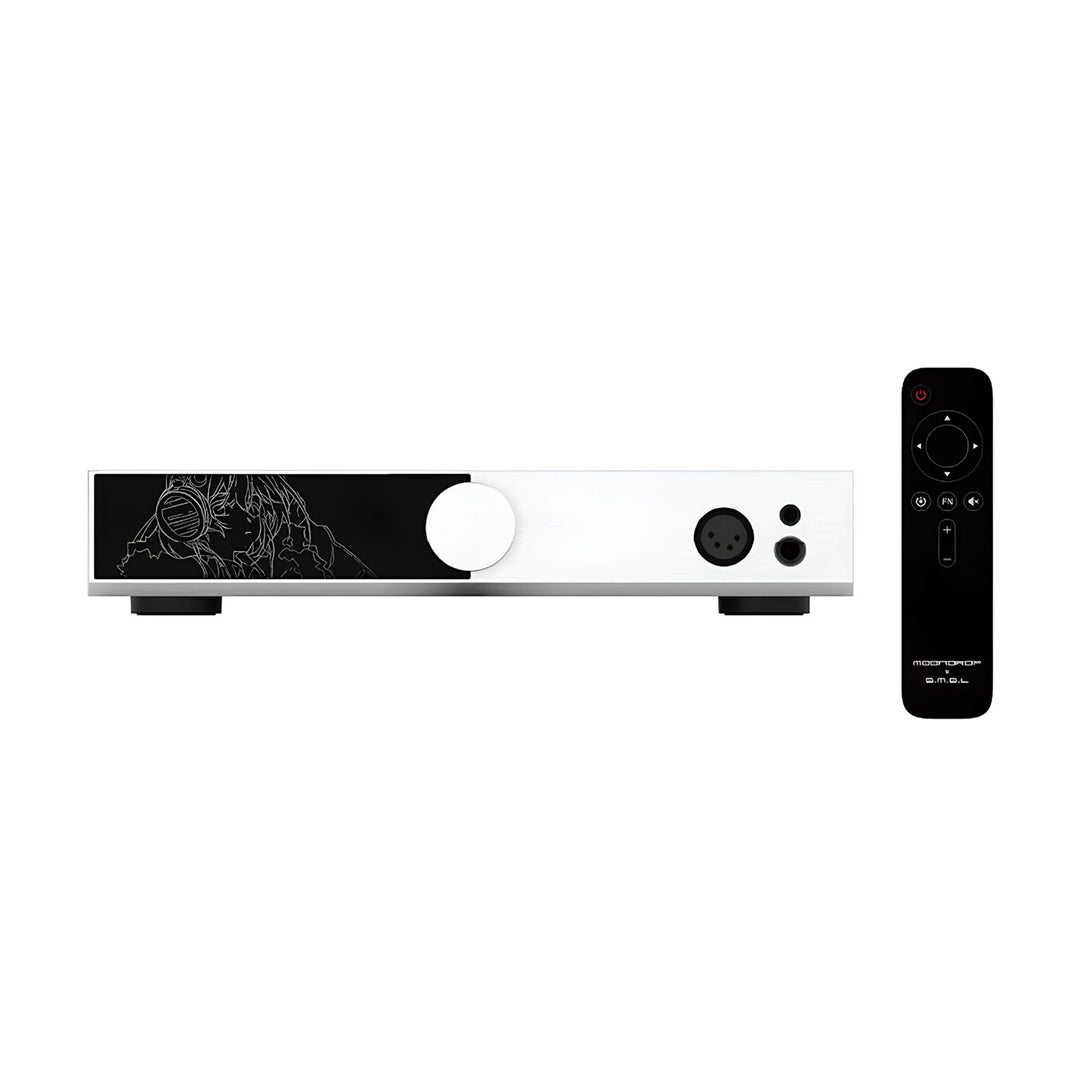 Moondrop SMSL DHA15 dac and amp front whitebox with remote 