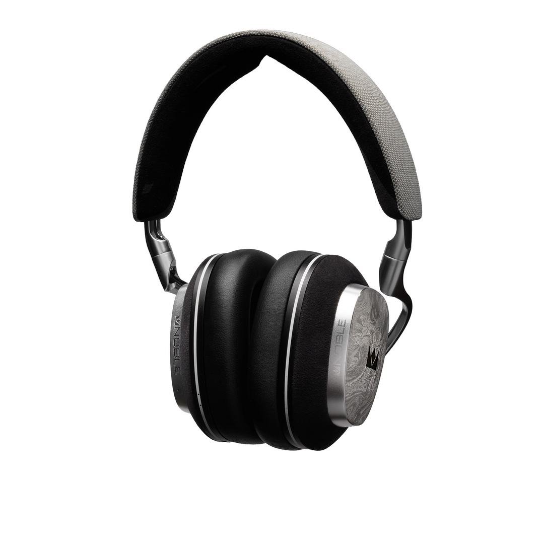 Noble Audio FoKus Artemis headphones front right 3 quarter whitebox