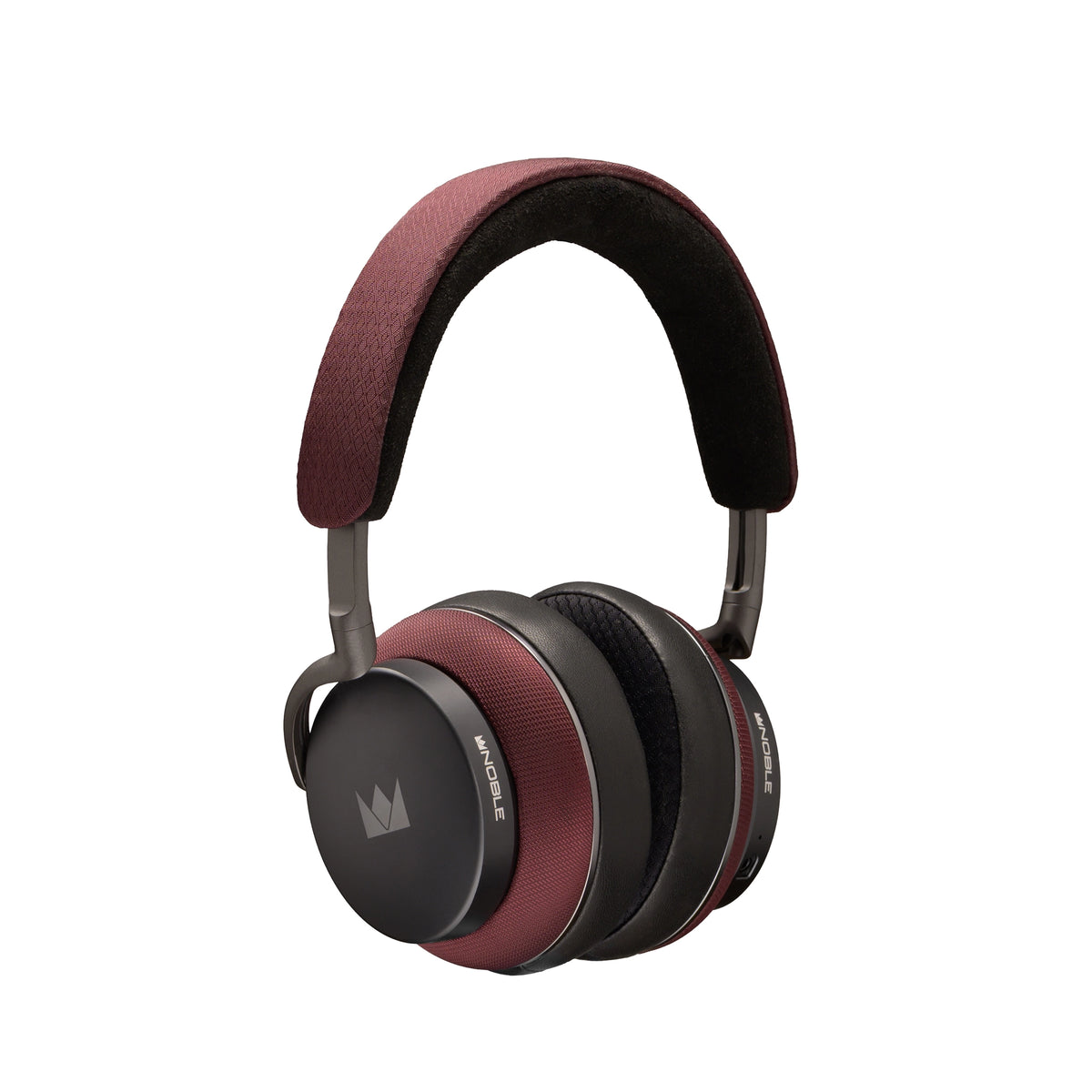 Noble Audio Fokus Apollo Pro Burgundy front left 3 quarter whitebox