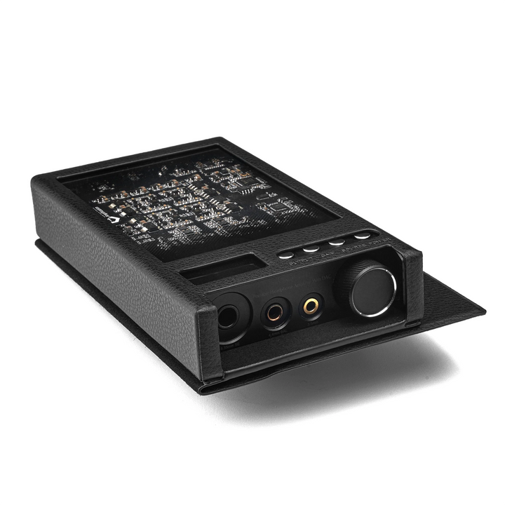 Questyle SIGMA Pro black leather magnetic case whitebox