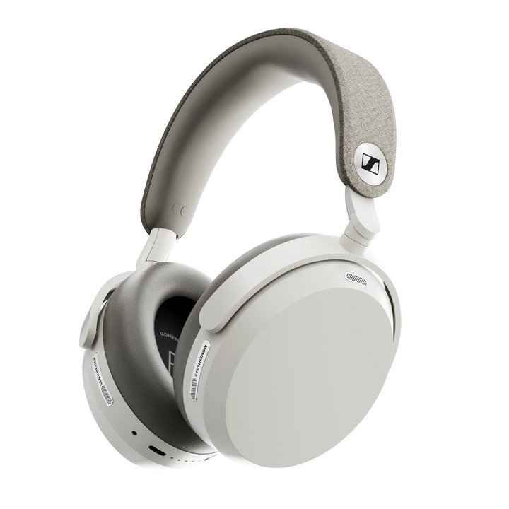 Sennheiser Momentum 5 white front right 3 quarter whitebox