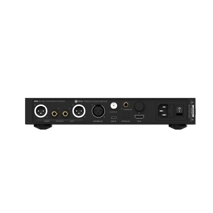 SMSL VMV D2R MK2 DAC rear center whitebox