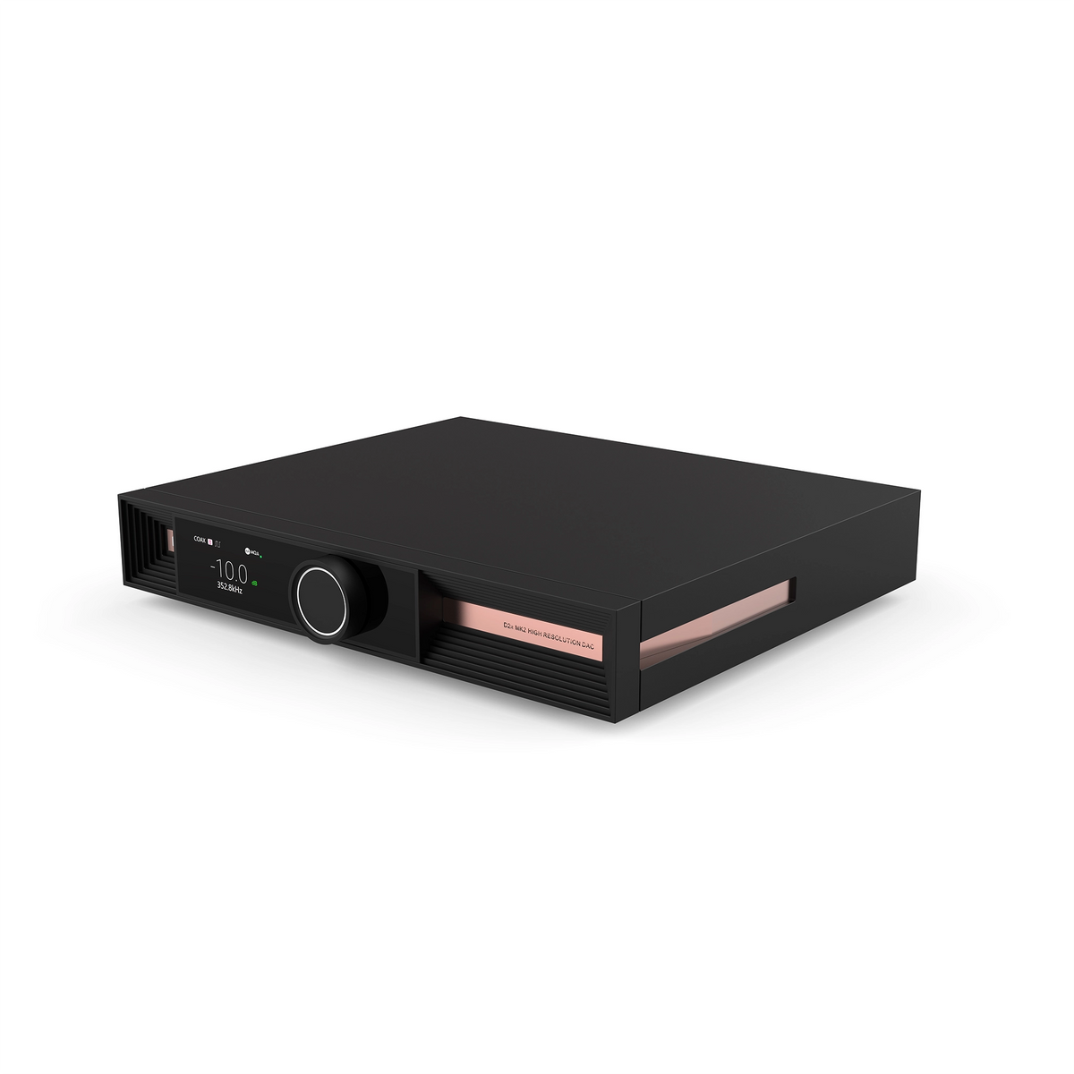 SMSL VMV D2R MK2 DAC front right 3 quarter whitebox