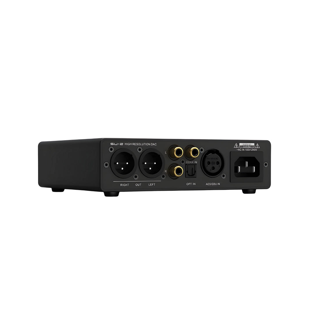 SMSL SU-2 desktop DAC back left 3 quarter whitebox